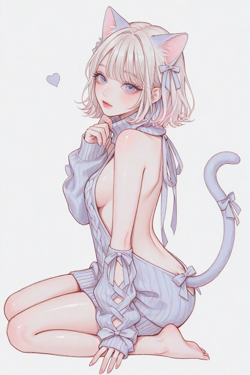 童真殺毛衣×蝴蝶結x貓貓