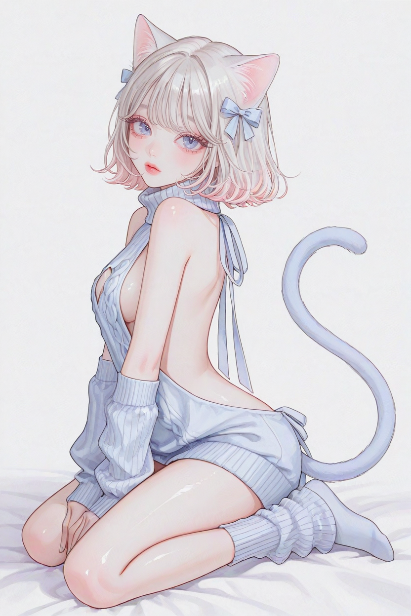 童真殺毛衣×蝴蝶結x貓貓